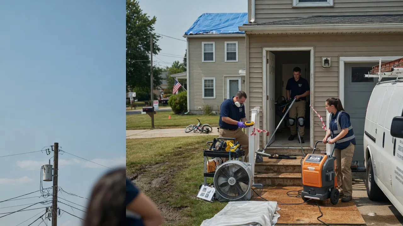 Water Damage Repair in Lejunior, KY near me